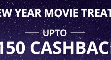 Get Upto Rs. 150 Cashback on Movie Tickets in Paytm